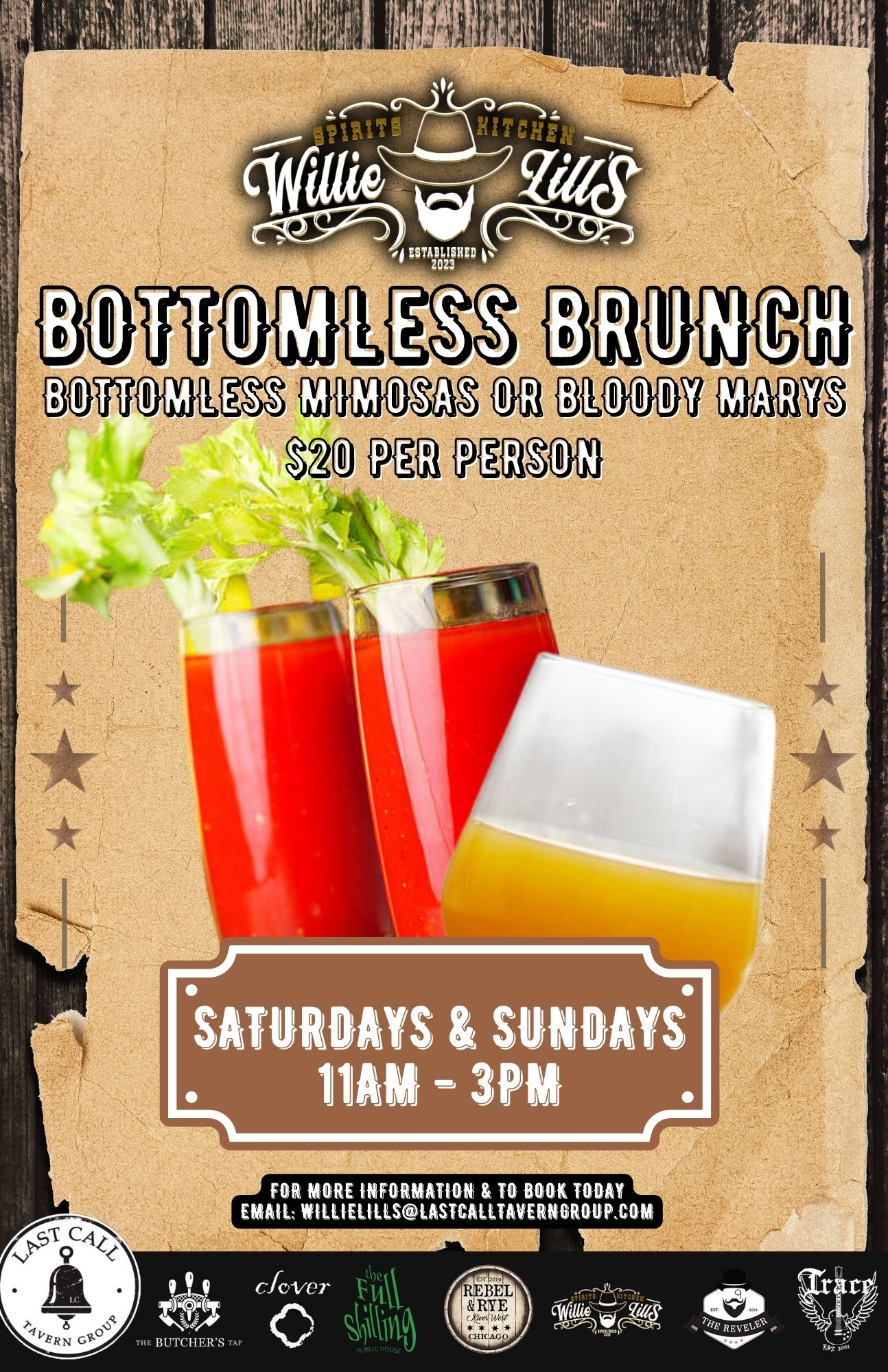 Wille Lill's Bottomless Brunch