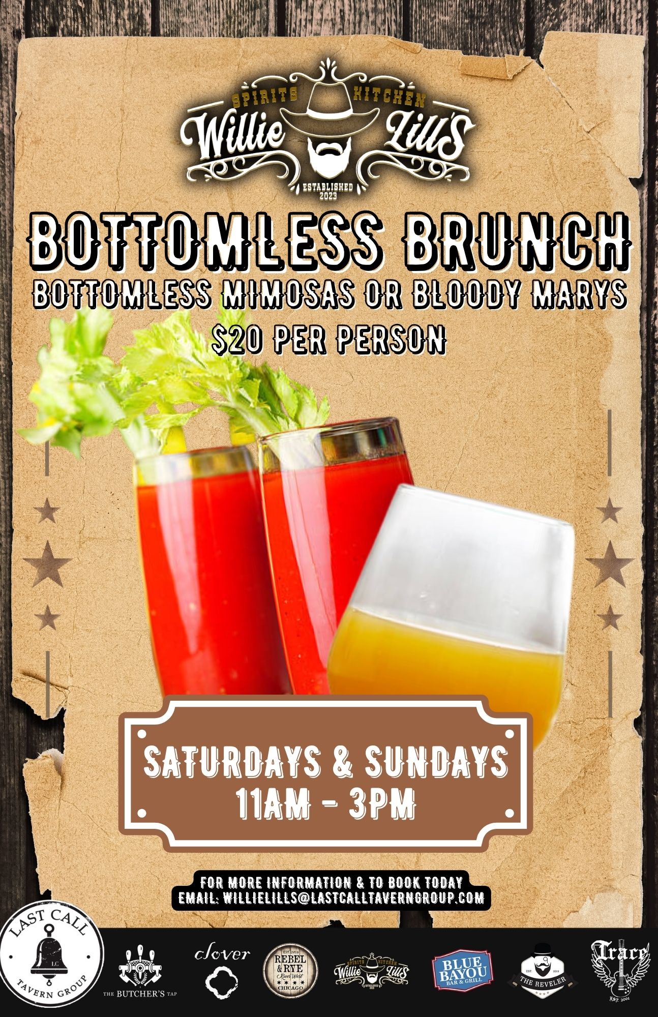 Wille Lill's Bottomless Brunch