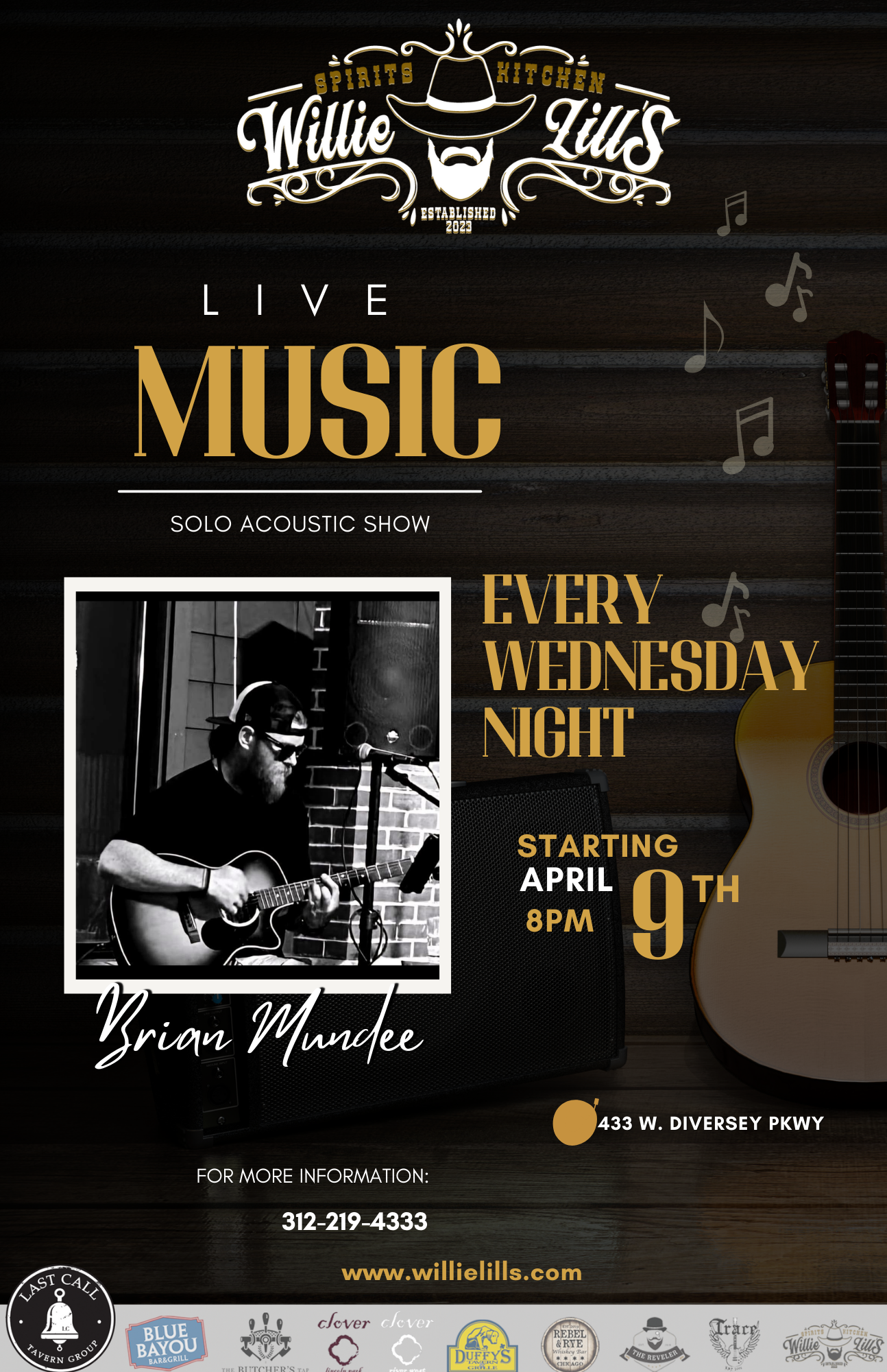 Willi Lill's Monday Specials