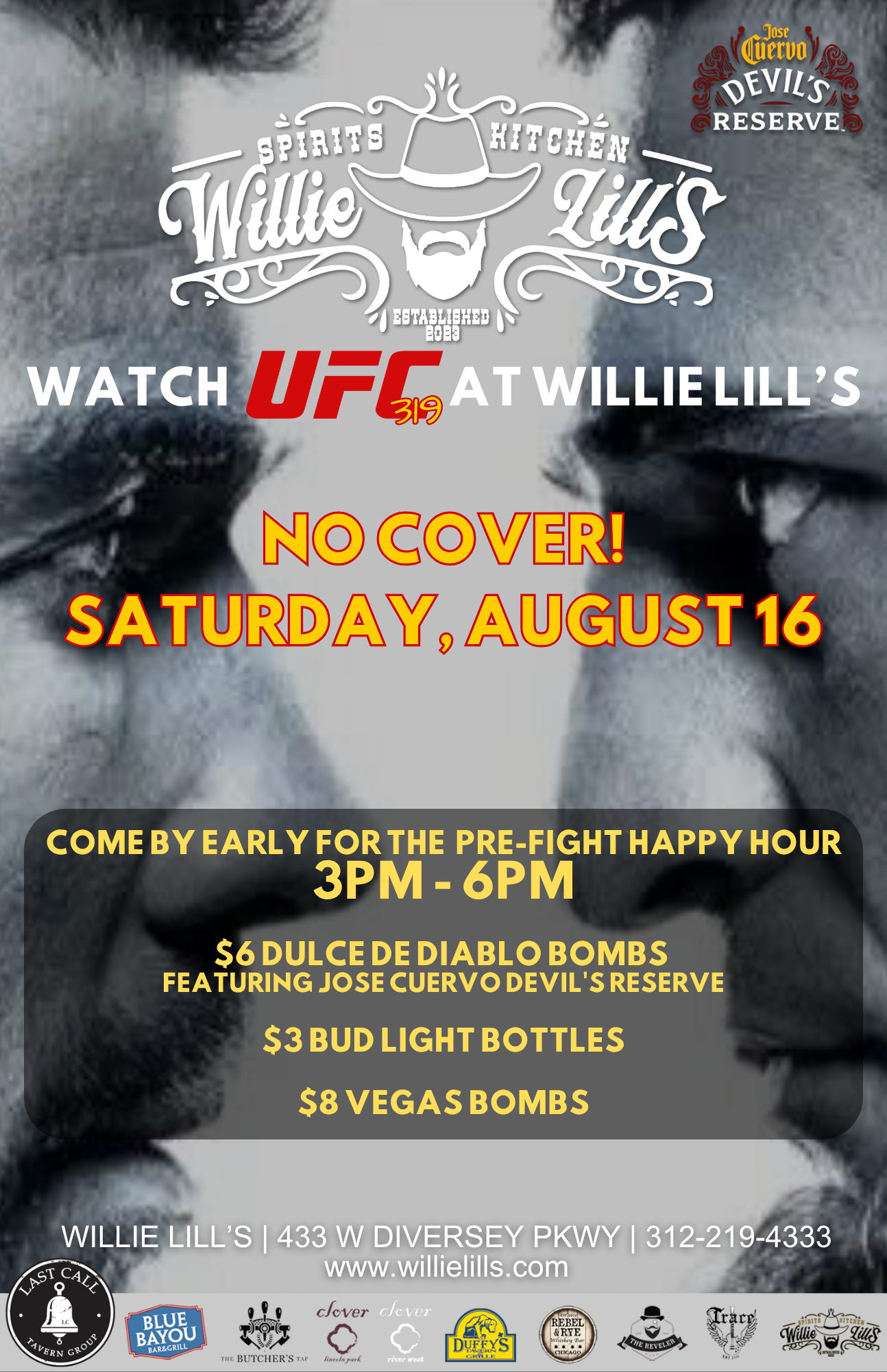Willi Lill's Monday Specials